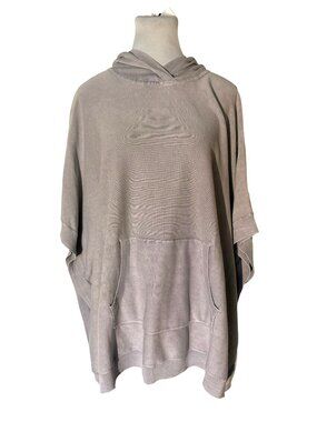 NWT Barefoot Dreams Soft Violet Sunbleached Poncho Hoodie One Size